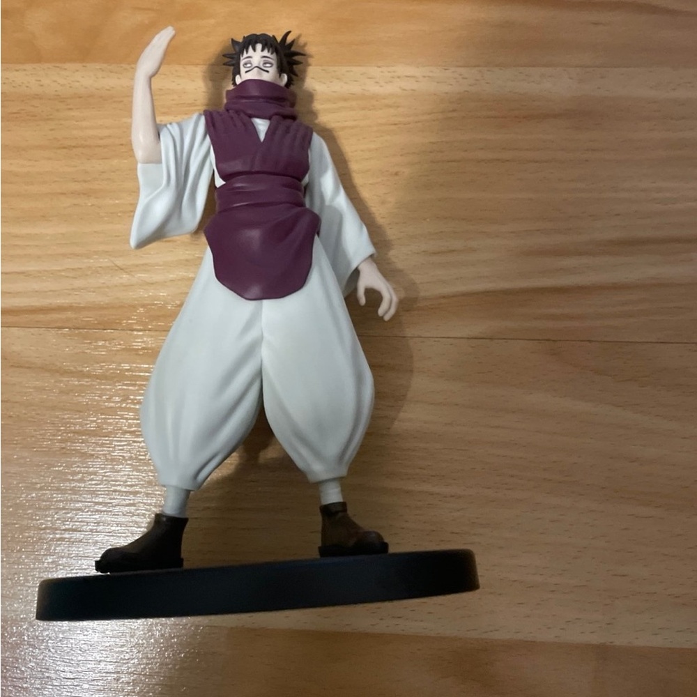 Anime Character CHOSO Figurine with Purple and White Outfit